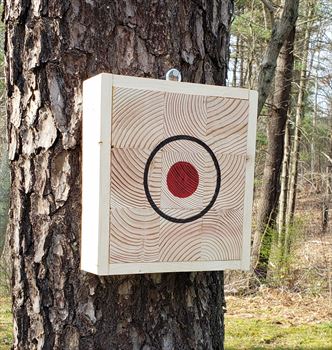 RED DOT - KNIFE THROWING TARGET 101 - 11 1/2" x 11 1/4" x 3" Only $49.99